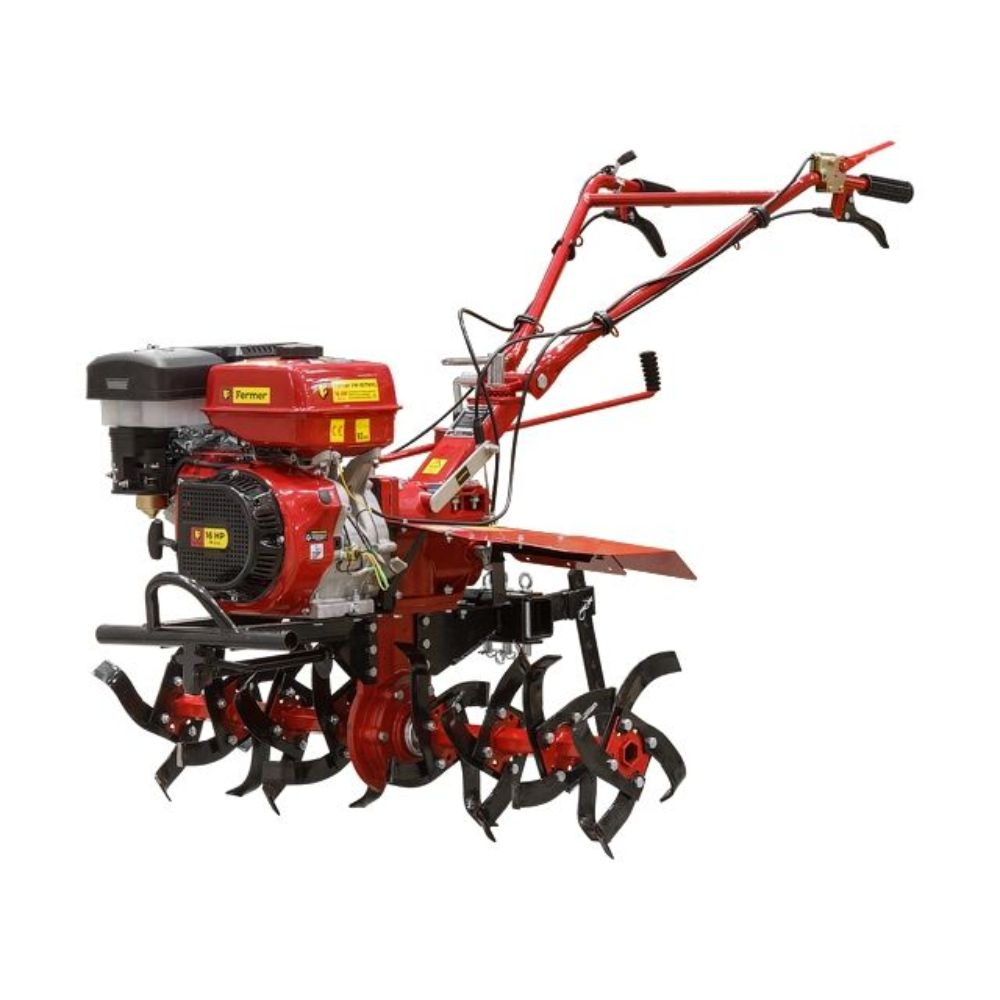 Культиватор бензиновый FERMER FM-1617MXL без колес (16 л.с., шир. 105 см, без ВОМ, передач 3+1, пониженная передача)