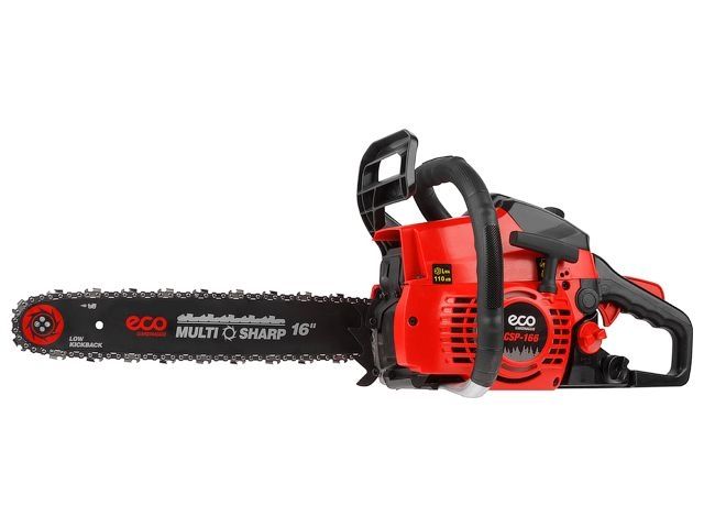 Бензопила ECO CSP-166 шина 40 см (16"), 3/8" LP, 1.3 мм, 57 зв. (1.60 кВт, 2.2 л.с., 38 см3, вес 6 кг) (EC1560-6)