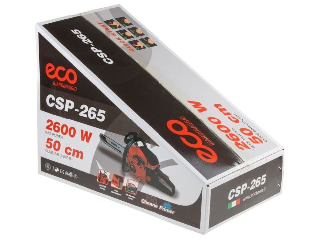 Бензопила ECO CSP-265 шина 50 см (20