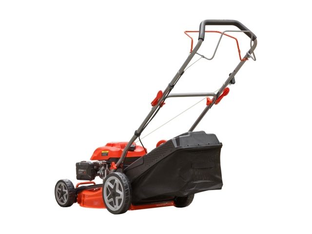 Газонокосилка бензиновая ECO LG-633 самоходная (5.0 л.с., шир. 46 см, самоходная, мульчир., стальн. корпус, травосборник 60 л) (LG-633)