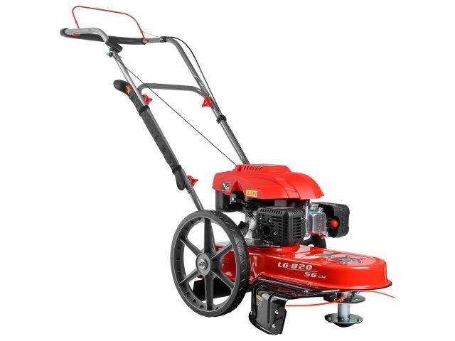 Газонокосилка бензиновая ECO LG-820 (травокосилка) (5.0 л.с., шир. 56 см,, ручной привод, колеса 14", без травосборника) (EC1553-7)