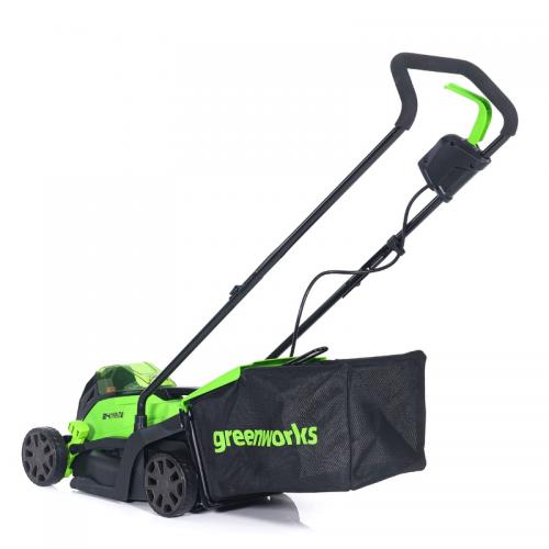Газонокосилка Greenworks GD24LM33K4 24V (33 см) аккумуляторная, с АКБ 4 А/ч и ЗУ