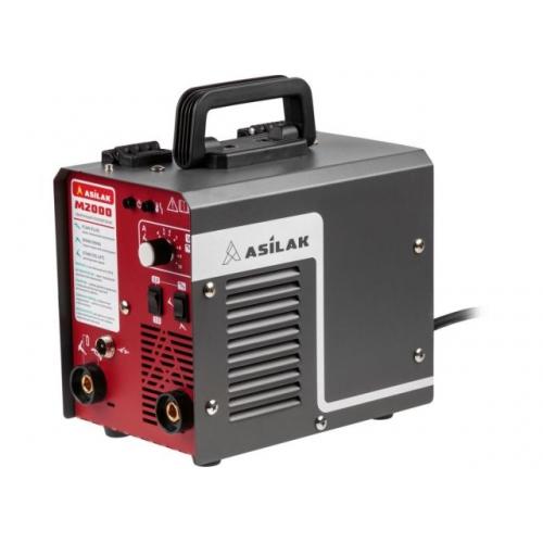 Полуавтомат сварочный ASILAK M2000 (230В; 20-180 А; 80В; FLUX/MMA/TIG LIFT; байонетный разъем; без подкл. газа) (AS1569-5)